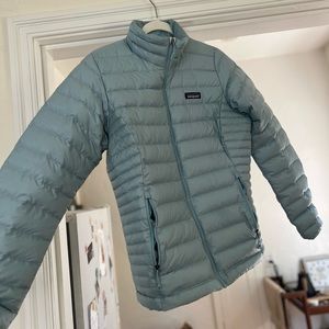 PATAGONIA WOMENS NANO PUFF BABY BLUE JACKET